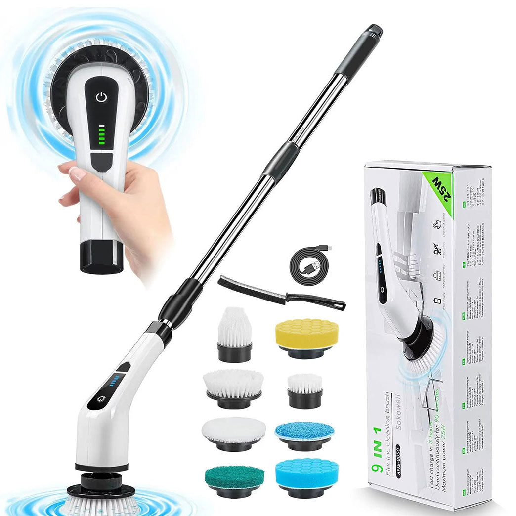 PROMO Cepillo eléctrico extensible 9 en 1